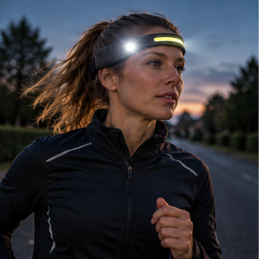 Dual LED Head Band with Sensor