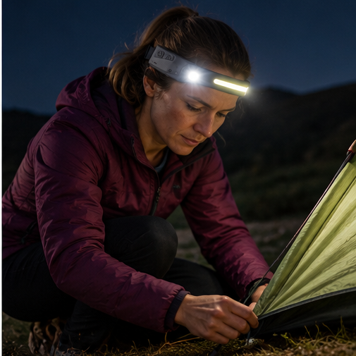 Dual LED Head Band with Sensor