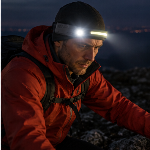 Dual LED Head Band with Sensor