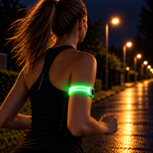 Multi-Coloured Light Up Armband with Torch