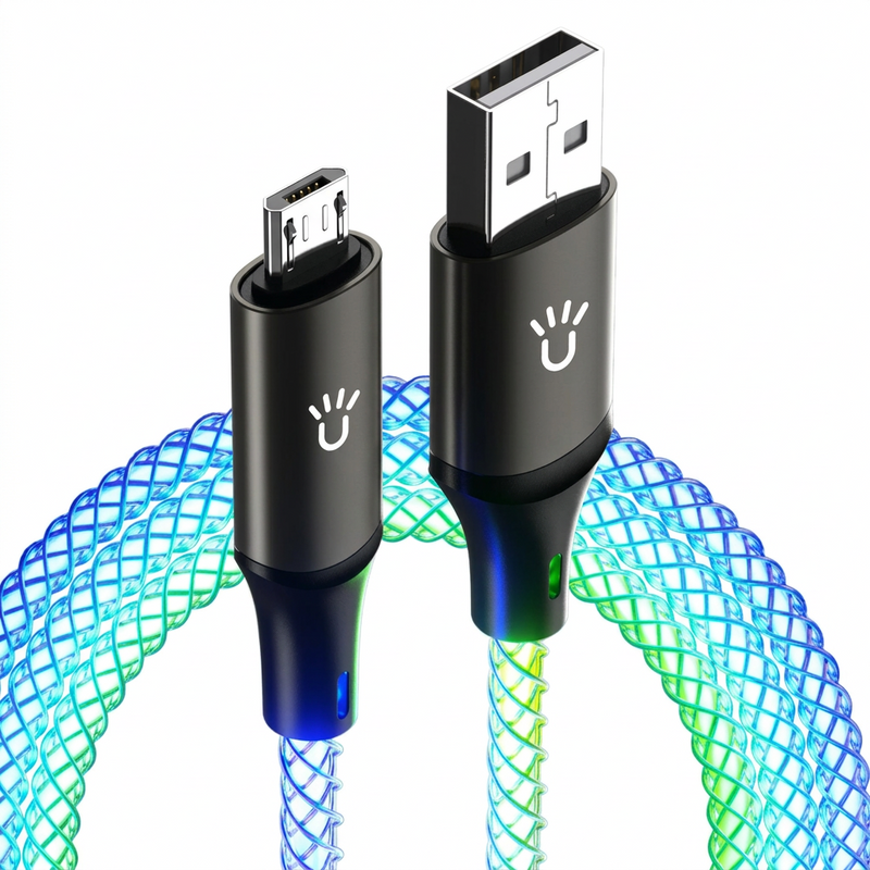 Load image into Gallery viewer, LED Light up Charging cable - 1 metre
