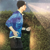 Beanie Hat with Bluetooth Headphones and Head torch A
