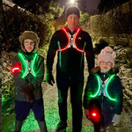 LED Light up 360 Spider Vest
