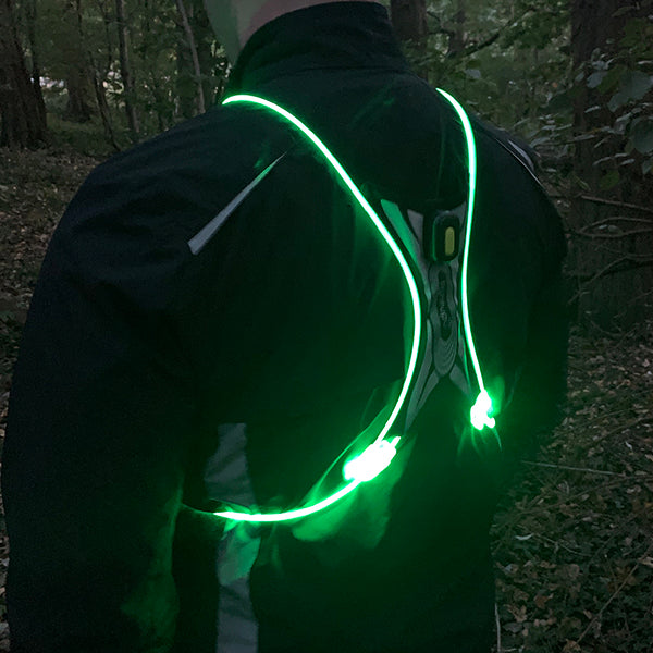 360 Visibility LED Running Vest - Rechargeable – LightupU